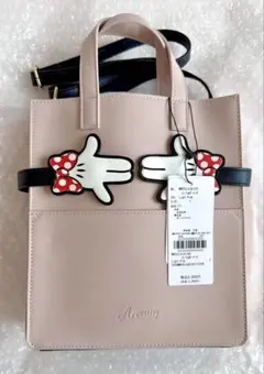 Areeemミニーショルダーバック　ライトピンク