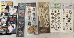 日番谷冬獅郎 市丸ギン 檜佐木修兵 BLEACH 閃光シール 4種 セット 希少