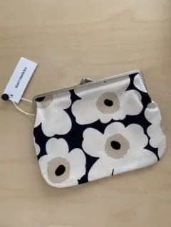 マリメッコ　新品　Mini Unikko がま口ポーチ