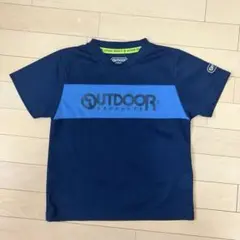 OUTDOOR PRODUCTS Tシャツ 半袖 ネイビー ブルー 140