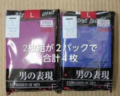 抗菌防臭ボクサーブリーフ Lサイズ 　４枚セット