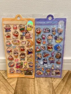クレヨンしんちゃん ボンボンドロップシール 2枚セット