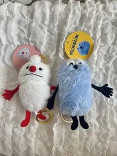 【パペットスンスン】 リール付きマスコット（スンスン&ノンノン）おまけ付き