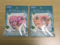 劇場版　プロセカ　モモジャン　ハート型缶バッジ　初音ミク