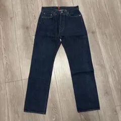 Resolute denim ストレートデニム ダークブルー 赤いタグ付き
