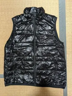 【美品】ノースフェイス ライトヒートベスト メンズL ブラック
