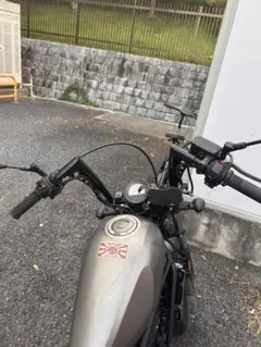 バイク用 カスタム　アップハンドル 黒