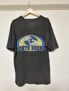 old surf Tシャツ　ヘインズ　90s スミクロ　フェード
