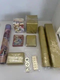 ピカチュウ イーブイ ジュエル プレイマット ポケカ デッキシールド