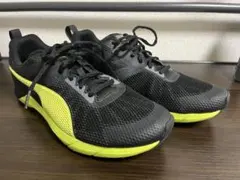 Puma シューズ ブラック/イエロー　27.5センチ