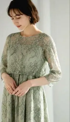 【M】アパートバイローリーズ 結婚式　ワンピースお呼ばれ　パーティー　二次会