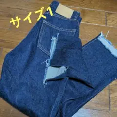 【完売モデル】Mila Owen 裾段差サイドスリットデニム サイズ1のサムネイル