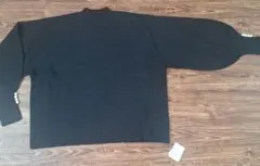 プ*い様 ヤマダヤ　黒 ハイネック バルーン袖 ニット【本日限定オークション】