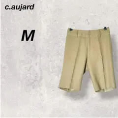 ショートパンツ　M　ベージュ　毛　秋冬　カジュアル　日本製