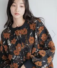 ロングカーディガン 秋冬