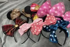 ミニー カチューシャ セット9点 ディズニー