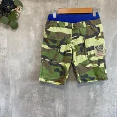 JUNK STORE♡ズボン　ショートパンツ　迷彩柄　ワッペン　かっこいい130
