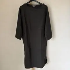 UNIQLO U リラックスプルオーバーワンピース グレー S
