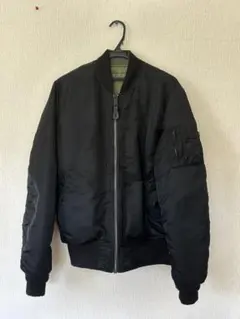 アルファ MA-1 フライトジャケット 黒 Mサイズ　USA製 IDEAL Alpha MA1 黒 ideal made in USA - メルカリ