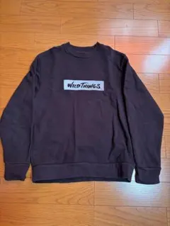 WILD THINGS ブラック スウェット S