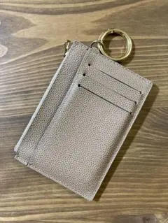 Grains de sable/サーブル ベージュ レザー フラグメントケース