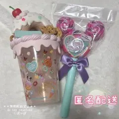 ディズニー　ヴァネロペ　パルパルーザ・パルフェ　パフェカップ　ホワイト　ステッキ
