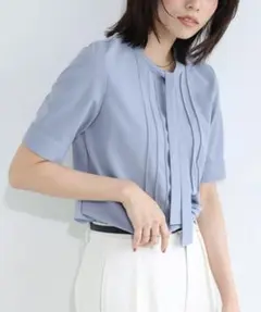 ボウタイ 半袖ブラウス　index Honeys