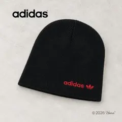 【新品】adidas ビーニー　ニット帽 ブラック