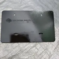 中古品　Harley Davidson Japan K.K. ライセンスプレートのサムネイル