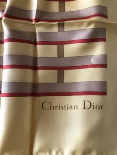 Christian Dior絹100%スカーフ　レトロ