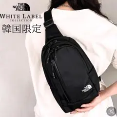 韓国限定★ホワイトレーベル ショルダーバック ブラック NN2PQ60