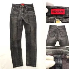3007 RED CARD センターシーム スキニーデニム ブラック W25 Sのサムネイル