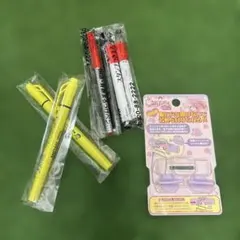 ❤️新品❤️開かずピンちゃん　内側ストッパー　2個　パープル　留め具　ペン付きのサムネイル