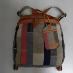 Dakota新品マルチカラーストライプリュク