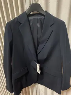 ネイビー シングルボタンジャケット Lサイズ