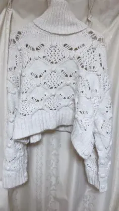 ZARA ニット　セーター　タートルネック