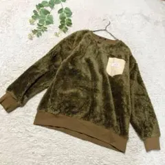 GLAZOS【美品☆】フリーストレーナー　グリーン　もふもふ　160　キッズのサムネイル