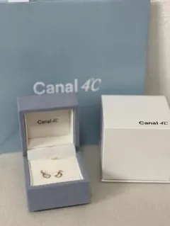 Canal 4℃（カナルヨンドシー） K10ピンクゴールド ピアス