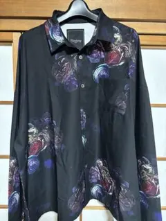 Unrelaxing アンリラクシング 花柄 総柄 オーバーサイズ 長袖シャツ