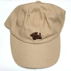 Dick Bruna 犬刺繍 ベージュキャップ