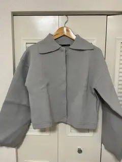 Heather 襟付きジャケット ボタン付き