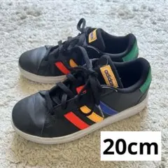 adidas アディダス GRAND COURT キッズスニーカー20cm