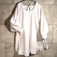 【最終値下げ】和洋使える　着物用割烹着 エプロン　 白衣　スモック　ポケット付き