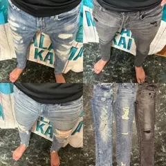 アメリカンイーグル ジェギングスキニー ダメージスキニー US28X30 3本