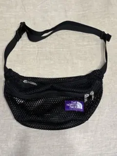 【極美品】ザノースフェイスパープルレーベル／メッシュボディバッグ