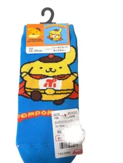 ポムポムプリン30周年ソックス 23-25cmアベイルしまむら