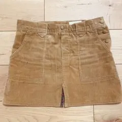 ☆Nano universe☆コーデュロイ スカート ベージュ レディース S