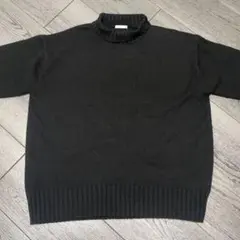 GU/黒のタートルネックセーター/M