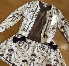 ★シャーリーテンプル 140 セットアップ　カットソー・トレーナー・スカート