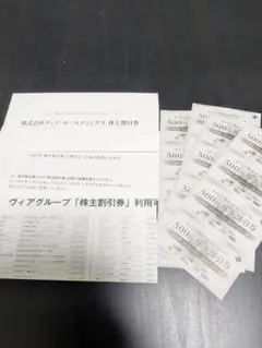 ヴィア・ホールディングス 株主割引券 500円券 16枚セットのサムネイル